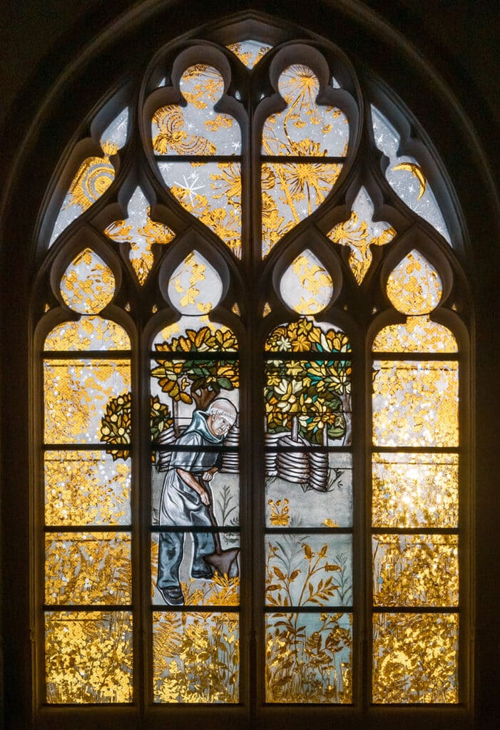 洋書 Architectural Stained Glass Stained Glass Window Floral Art Nouveau W-520 - Etsy Canada