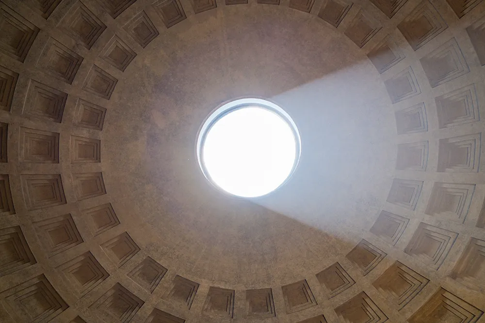 Visiter Rome : guide de voyage pour découvrir la ville en 3 à 5 jours 22 Coupole du Panthéon de Rome